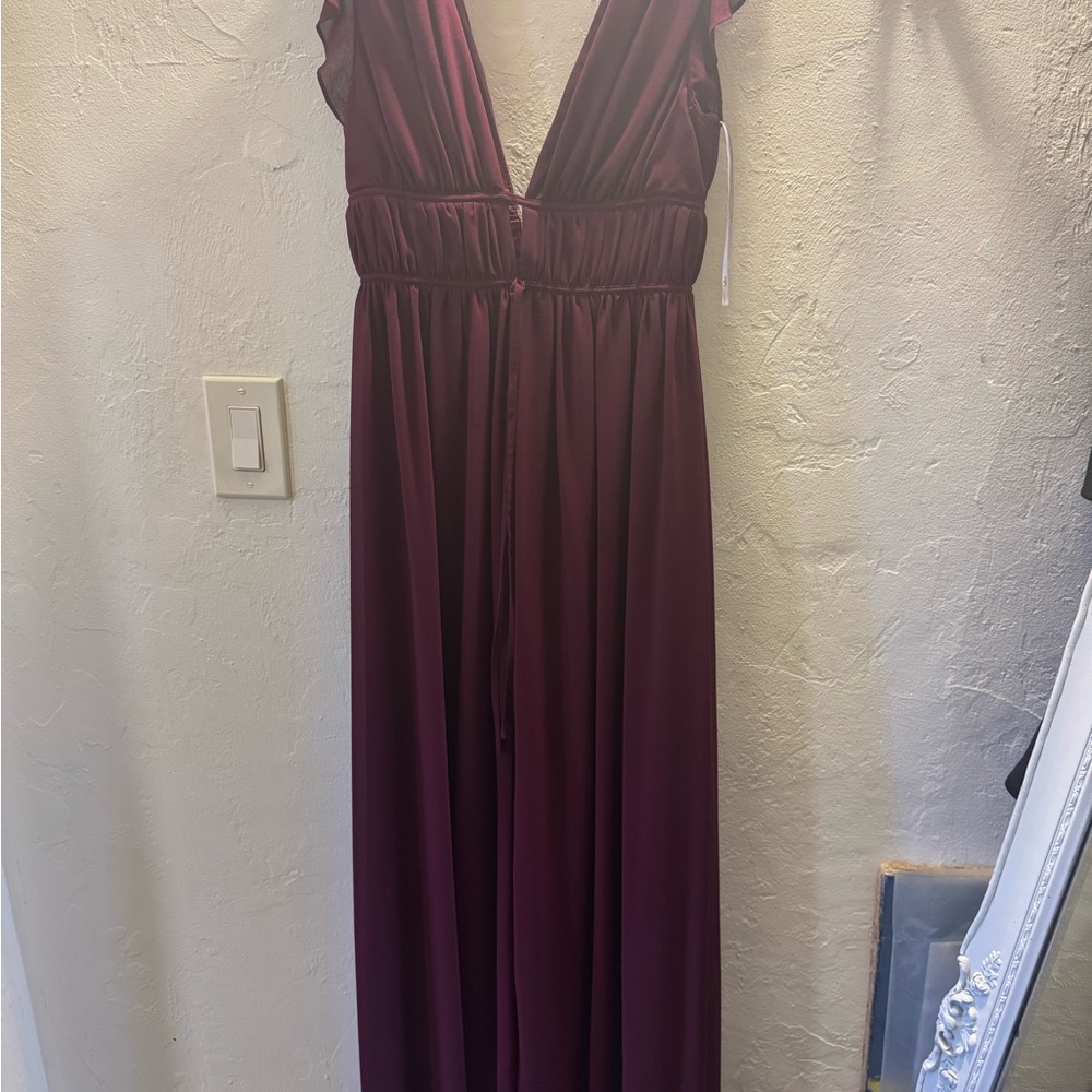 Lulus Elegant Plum Maxi Dress